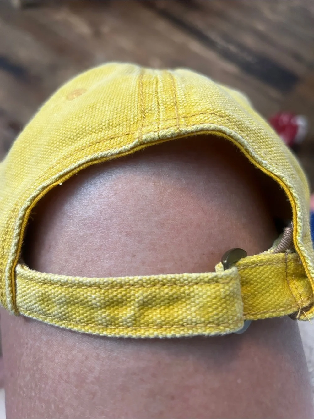 Yellow Cotton Bee “Kind' Embroidered Baseball Cap